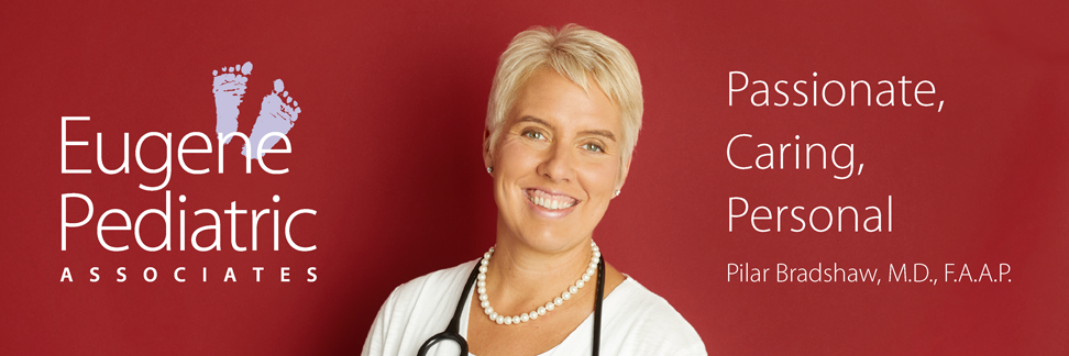 Billboard Artwork for Eugene Pediatric featuring doctor designed by Meadow Outdoor Advertising